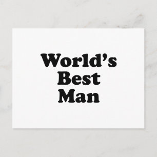 De beste man ter wereld briefkaart