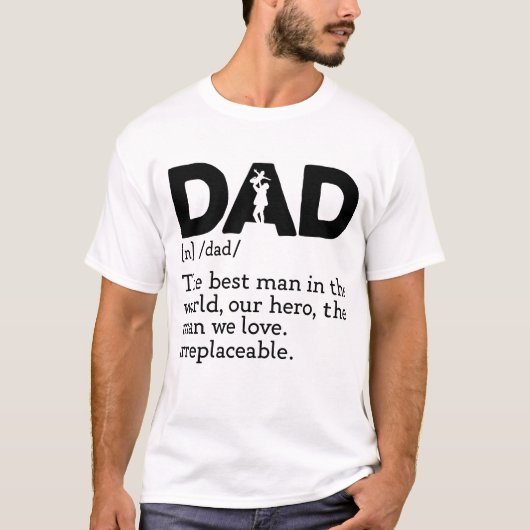 De beste man ter wereld t-shirt (Voorkant)