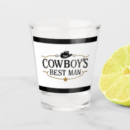De beste man van Cowboy Shot Glas