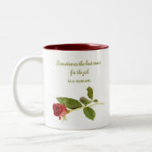 De beste man voor het werk is een vrouw, Mok (Links)