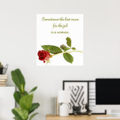 De beste man voor zijn werk is een Poster voor vro (Thuiskantoor)