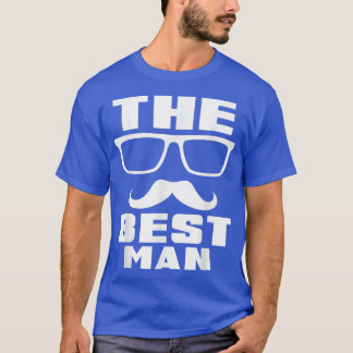 De beste man vrijgezellenfeest voor mannen t-shirt