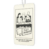 De beste man zit in bed met bride & Groom Luchtverfrisser (Links)