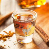 De beste manier om dag te jagen shot glas