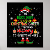 De beste manier om de kerstman te verspreiden is h poster (Voorkant)