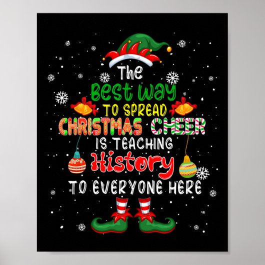 De beste manier om de kerstman te verspreiden is h poster (Voorkant)