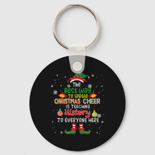 De beste manier om de kerstman te verspreiden is h sleutelhanger