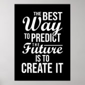 De beste manier om de toekomst te voorspellen is d poster (Voorkant)