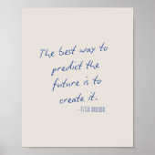 De beste manier om de toekomst te voorspellen posi poster (Voorkant)
