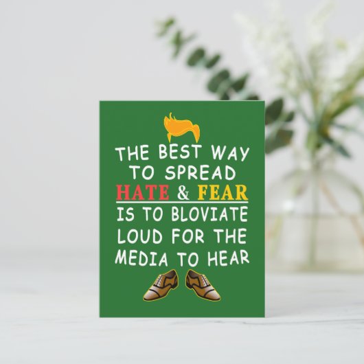 De beste manier om Hate en Funny LOLs te verspreid Briefkaart (Staand voorkant)