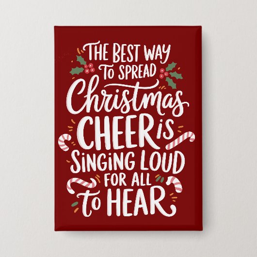 De beste manier om kerst te verspreiden Cheer Elf Button (Voorkant)