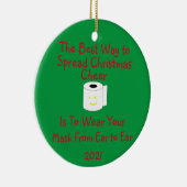 De beste manier om kerstkeramische keramische orn keramisch ornament (Rechts)