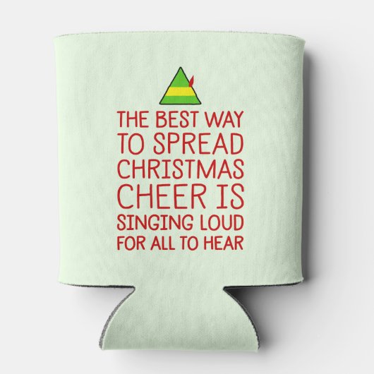 De beste manier om kerstmis te verspreiden blikjeskoeler (Achterkant)