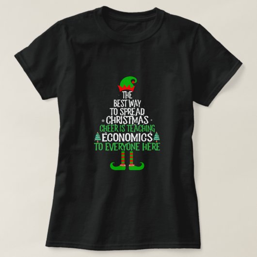 De beste manier om kerstmis te verspreiden is Eco  T-shirt (Design voorkant)