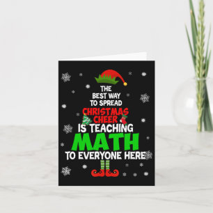 De beste manier om kerstmis te verspreiden is het  kaart