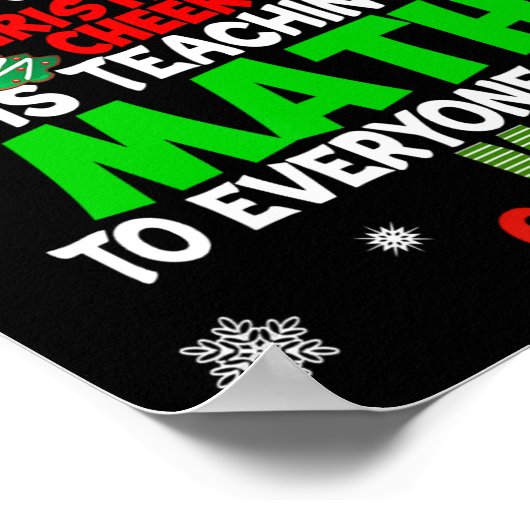 De beste manier om kerstmis te verspreiden is het poster (Hoek)