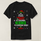De beste manier om kerstmis te verspreiden is het  t-shirt (Design voorkant)