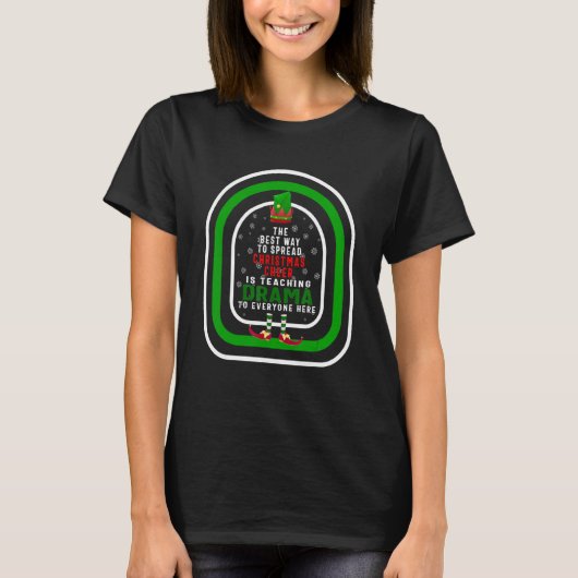 De beste manier om kerstmis te verspreiden is het t-shirt (Voorkant)