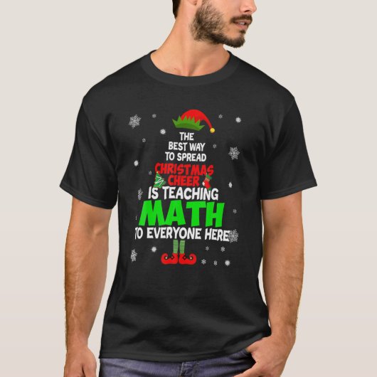 De beste manier om kerstmis te verspreiden is het t-shirt (Voorkant)