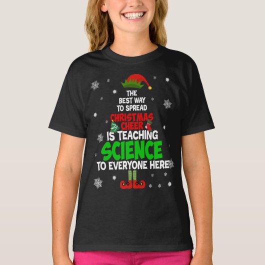 De beste manier om kerstmis te verspreiden is het t-shirt (Voorkant)