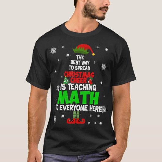De beste manier om kerstmis te verspreiden is het  t-shirt (Voorkant)