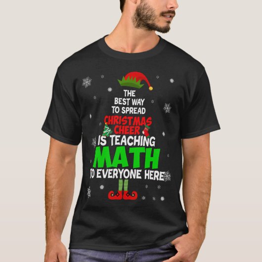 De beste manier om kerstmis te verspreiden is het t-shirt (Voorkant)