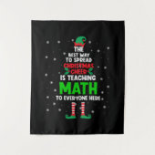 De beste manier om kerstmis te verspreiden is het  wandkleed (Voorkant)