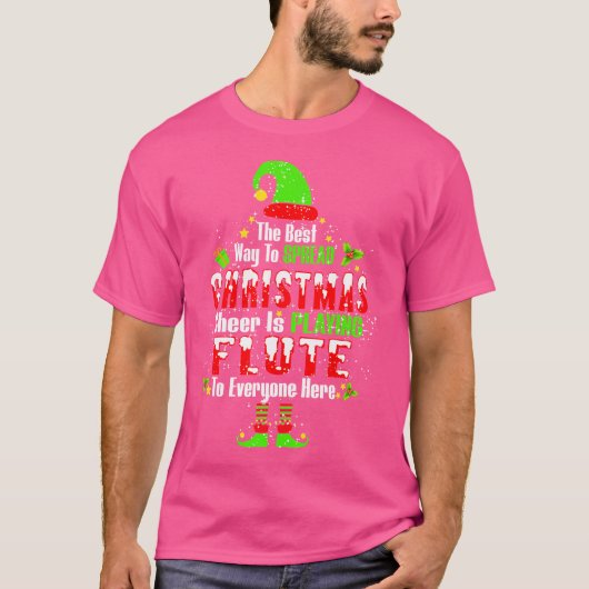 De beste manier om kerstmis te verspreiden is spel t-shirt (Voorkant)