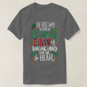 De beste manier om kerstmis te verspreiden is zing t-shirt (Design voorkant)