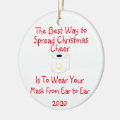 De beste manier om kerstmis te verspreiden keramisch ornament (Links)