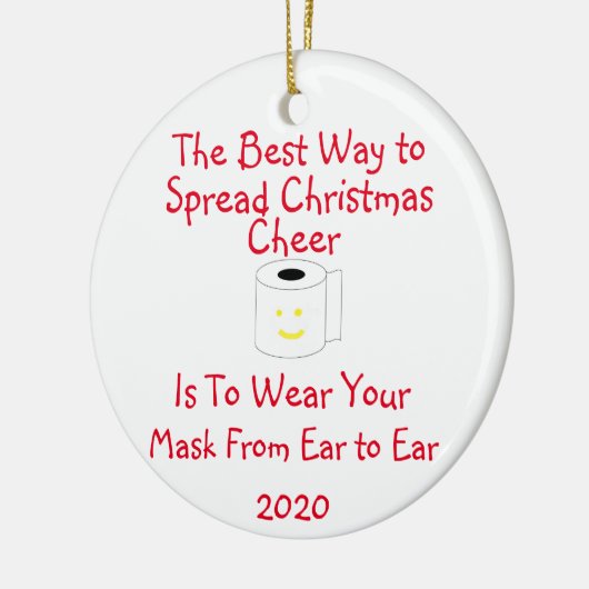 De beste manier om kerstmis te verspreiden keramisch ornament (Links)