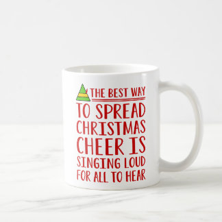 De beste manier om kerstmis te verspreiden koffiemok