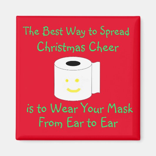 De beste manier om kerstmis te verspreiden magneet (Voorkant)