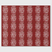 De Beste Manier om Kerstsfeer te Verspreiden Elf K Cadeaupapier (Vlak)