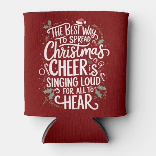 De beste manier om kerstvakantie te verspreiden blikjeskoeler (Voorkant)