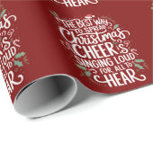 De beste manier om kerstvakantie te verspreiden cadeaupapier (Rol Hoek)