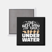 De Beste Manier Om Onder Water Te Praten Asl Ameri Magneet (Voorkant / Achterkant)