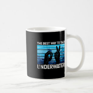 De beste manier om onder water te praten is Amerik Koffiemok