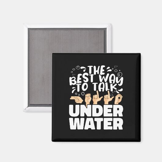 De beste manier om onderwater te spreken ASL Ameri Magneet (Voorkant / Achterkant)