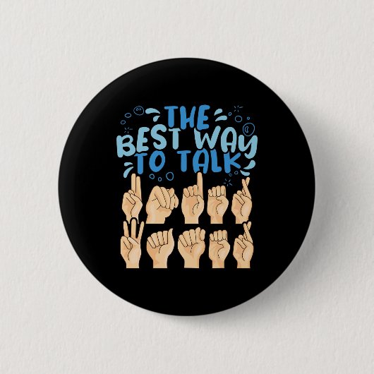 De beste manier om onderwater te spreken ASL Ameri Ronde Button 5,7 Cm (Voorkant)