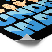 De beste manier om te praten onder water American  Poster (Hoek)