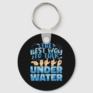 De beste manier om te praten Onderwater American S Sleutelhanger