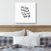 De beste manier uit Motivations citeert borstel va Canvas Afdruk (Insitu (Slaapkamer))