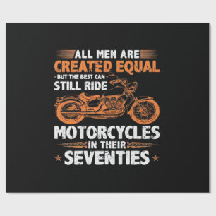 De beste mannen kunnen nog steeds motorfietsen in  cadeaupapier