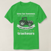 De beste mannen rijden tractoren t-shirt (Design voorkant)