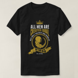 De beste mannen worden geboren als virgo t-shirt