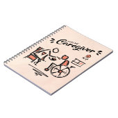 De beste mantelzorger en persoon in een rolstoel notitieboek (Linkerzijde)