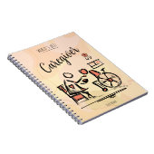 De beste mantelzorger en persoon in een rolstoel notitieboek (Rechterzijde)