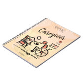 De beste mantelzorger en persoon in een rolstoel notitieboek (Linkerzijde)