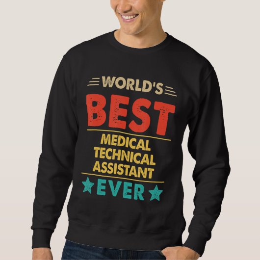 De beste medische technische medewerker van Retro Trui (Voorkant)